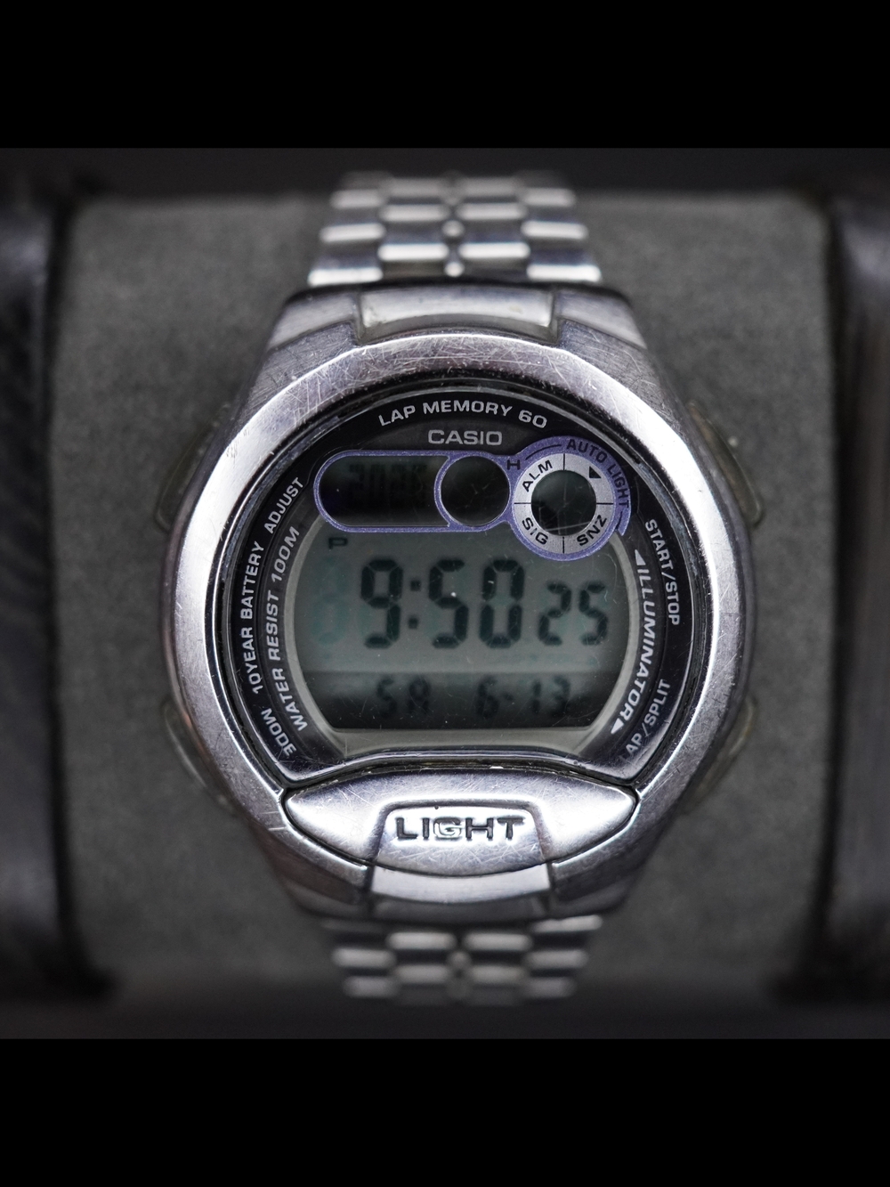 Casio 2925 W-752 Men’s Chrono Stainless Steel Illuminator Wrist Watch W/R 100M